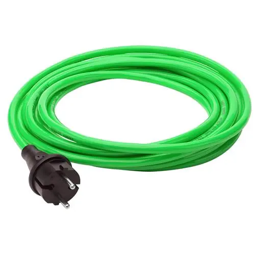 Connectra 40.379.51 Câble de raccordement PUR 3m - H07BQ-F - 2 x 1,0 mm² - vert