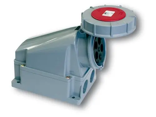 PCE 43.050 WCD en saillie CEE 63A - 400V - 4P - IP67 - 6h - rouge