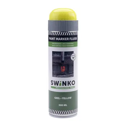 Swinko 24.001.02 Peinture de marquage Marqueur à peinture 500 ml - jaune fluorescent