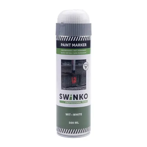 Swinko 24.001.01 Peinture de marquage Marqueur à peinture 500 ml - blanc