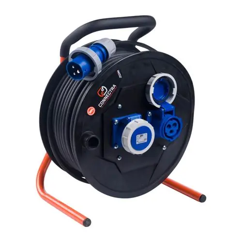 Connectra 47.041.50 Enrouleur de câble KSR Pro CEE IP67 - 50m - H07RN-F - 3 G 1.5 mm²