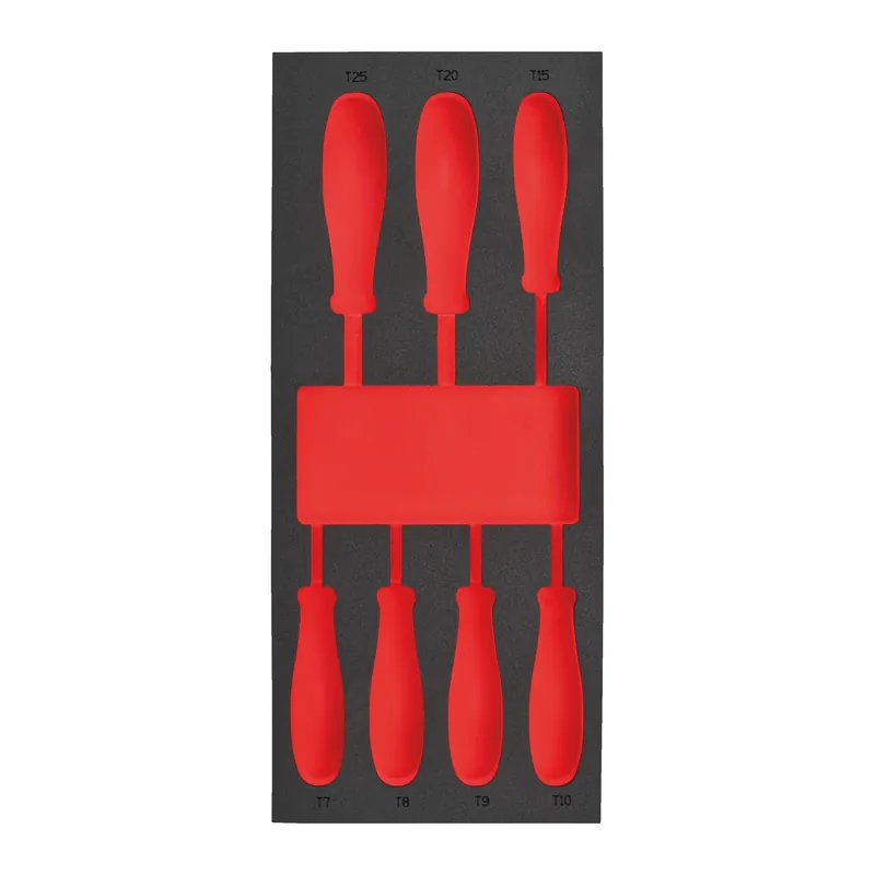 Milwaukee Accessoires 4932493669 Mousse vide Tournevis pour incrustation TX Set 1 (7 pièces)