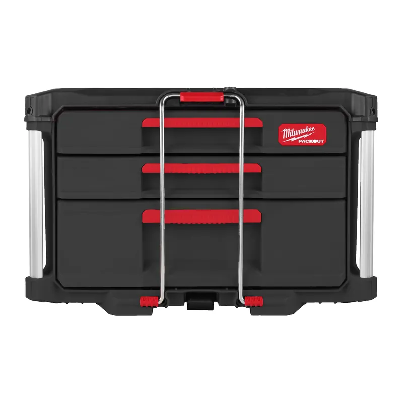 Milwaukee Accessoires 4932493190 PACKOUT™ Mallette à outils 2 + 1 tiroirs