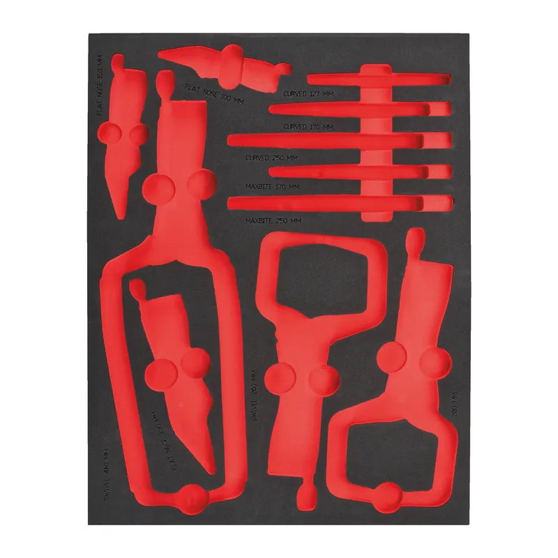 Milwaukee Accessoires 4932493680 Jeu de poignées vides en mousse (11 pièces)