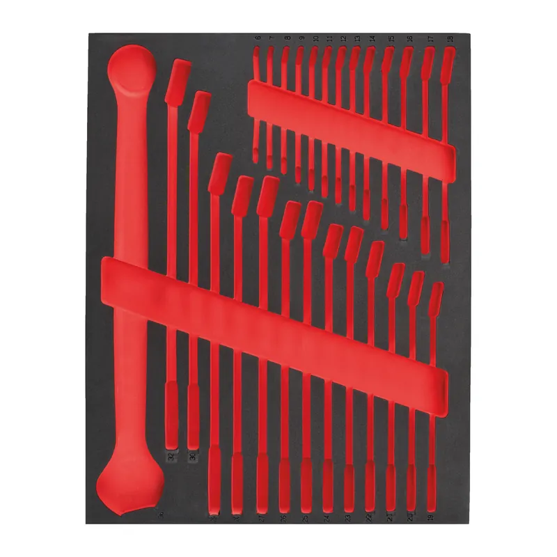 Milwaukee Accessoires 4932493676 Jeu de clés pour anneaux d‘incrustation en mousse vide MAXBITE™ 6 mm-36 mm (27 pièces).