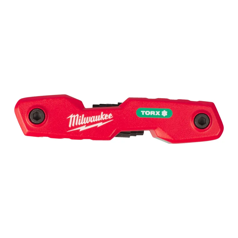 Milwaukee Accessoires 4932480979 Jeu de clés Torx pliables (8 pièces)