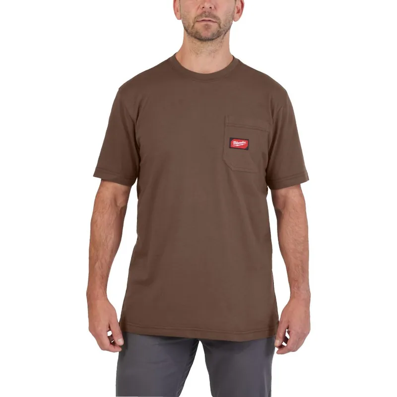 Milwaukee Accessoires 4932493031 T-shirt de travail marron XL 1er