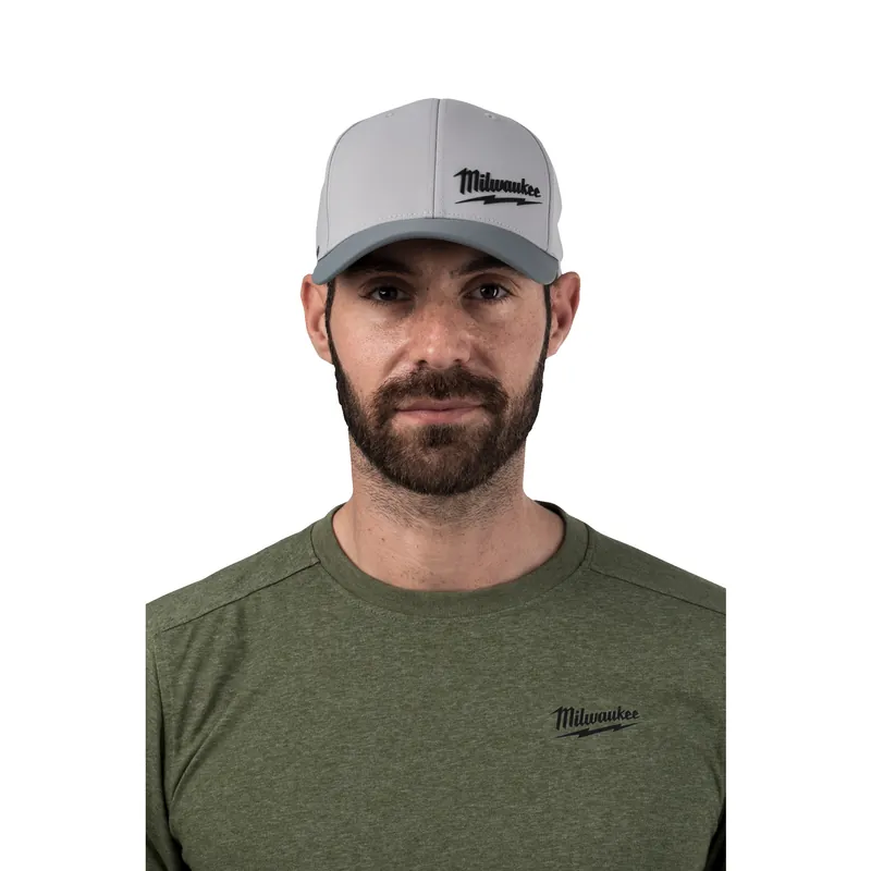 Milwaukee Accessoires 4932493101 BCP GR SM Casquette de baseball performance - gris - S/M
