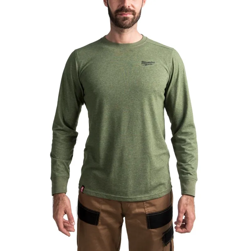 Milwaukee Accessoires 4932493002 T-shirt hybride manches longues vert XXL 1st