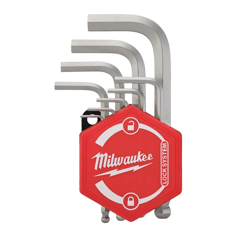 Milwaukee Accessoires 4932492399 Jeu de clés hexagonales en L 9 pièces