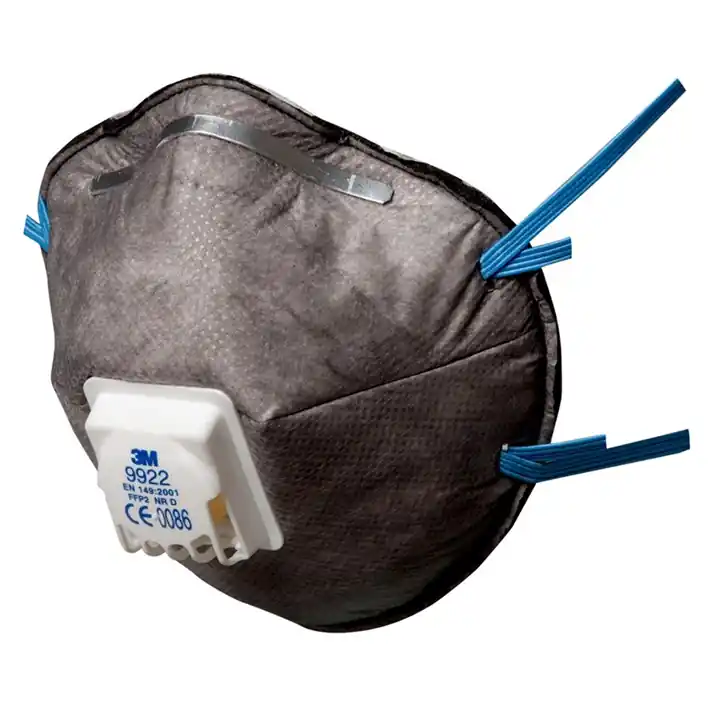 3M 1.21.15.992.20 9922 Masque anti-poussière spécial, FFP2, avec valve 100 pièces