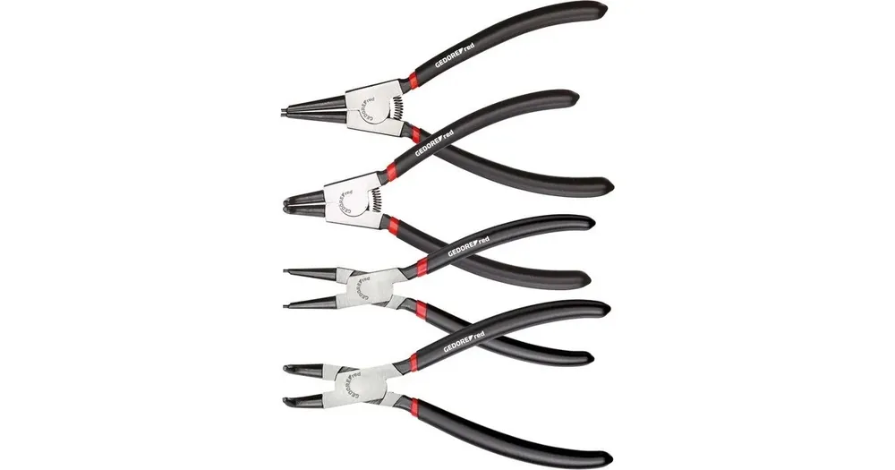 Gedore RED 3301156 R28002004 Jeu de pinces à circlips 4 pièces