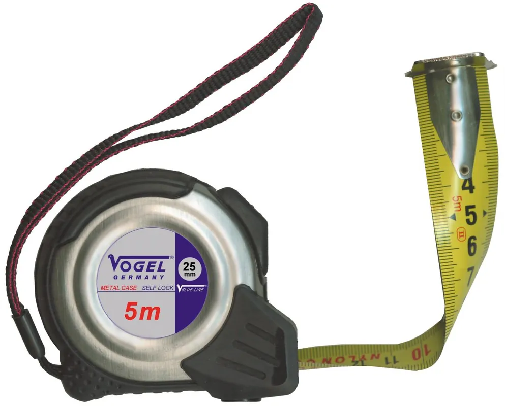 Vogel 141408 Mètre ruban 8m division mm/pouce + aimant