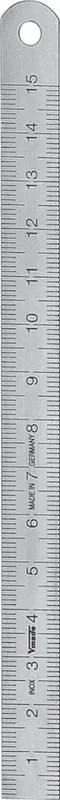 Vogel 1010010050 Règle en acier inoxydable 500x13x0,5mm Type A = mm/mm