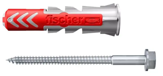 Fischer 538259 Fiche DuoPower 14x70 avec vis hexagonale 8 pièces