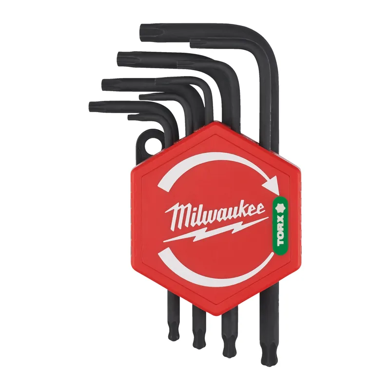 Milwaukee Accessoires 4932492703 Jeu de clés Allen compactes en L (9 pièces)