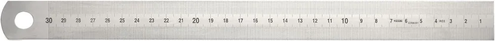 Vogel 1019010150 Règle en acier inoxydable 1500x30x1.0mm Type A= mm/mm