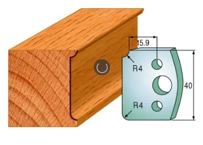 CMT 691.171 Paire de contre-lames hauteur 40 mm nombre 171