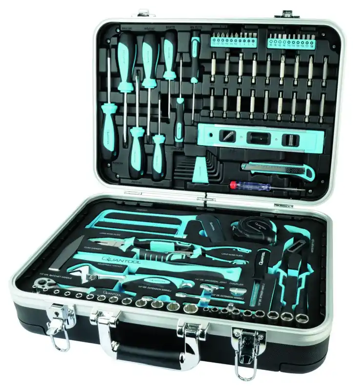 Brüder Mannesmann Q25102 Mallette à outils Quantool 98 pièces