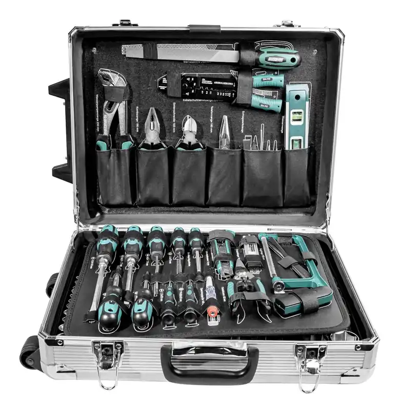 Brüder Mannesmann 29077 Chariot à outils de 159 pièces