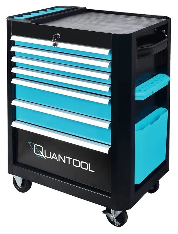 Brüder Mannesmann Q25160 Chariot à outils Quantool 217 pièces
