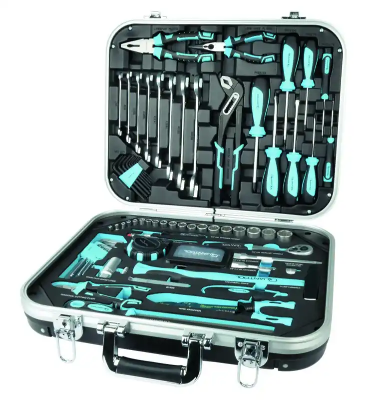 Brüder Mannesmann Q25100 Mallette à outils Quantool 110 pièces