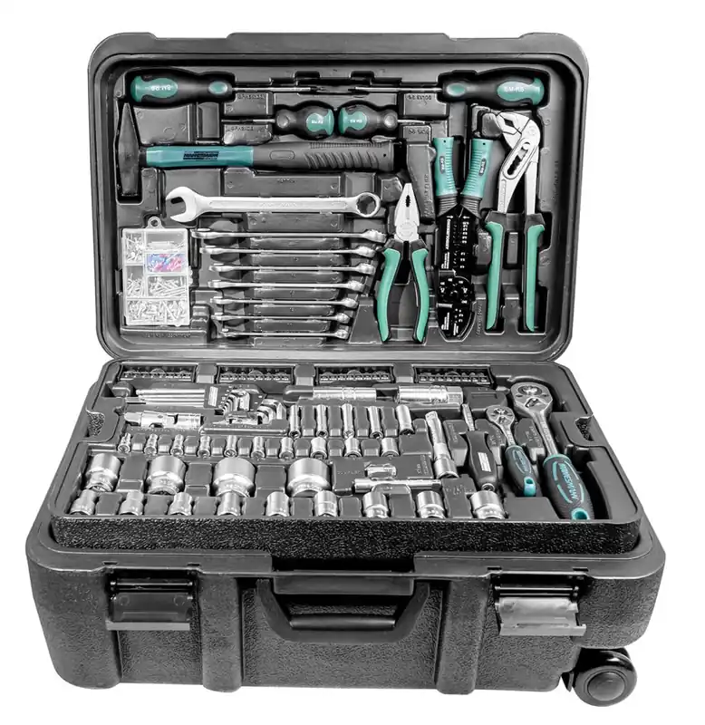Brüder Mannesmann 29070 Chariot à outils 122 pièces