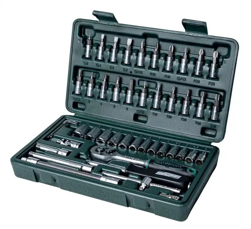 Brüder Mannesmann 2040 Jeu de douilles SL 46 pièces 1/4"