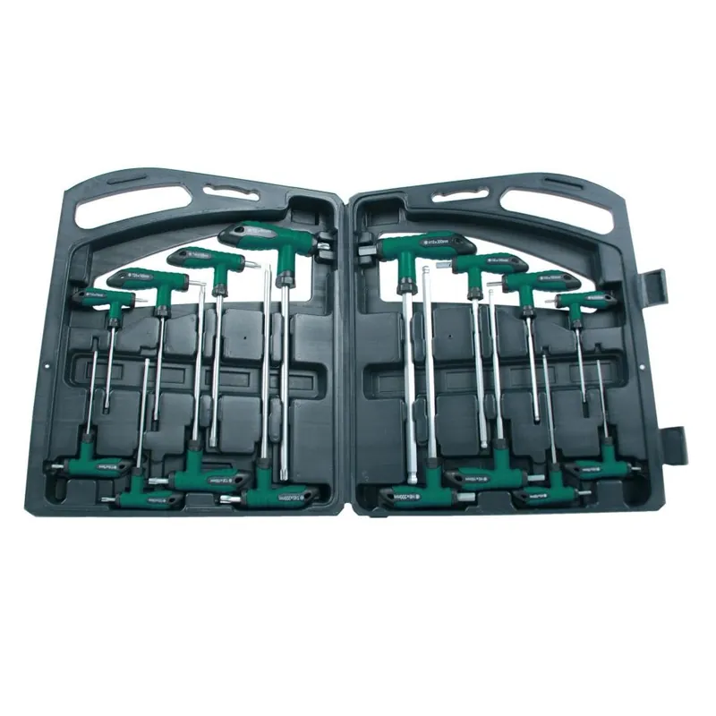 Brüder Mannesmann 18190 18190 Set de poignées en T Inbus/Torx 16 pièces