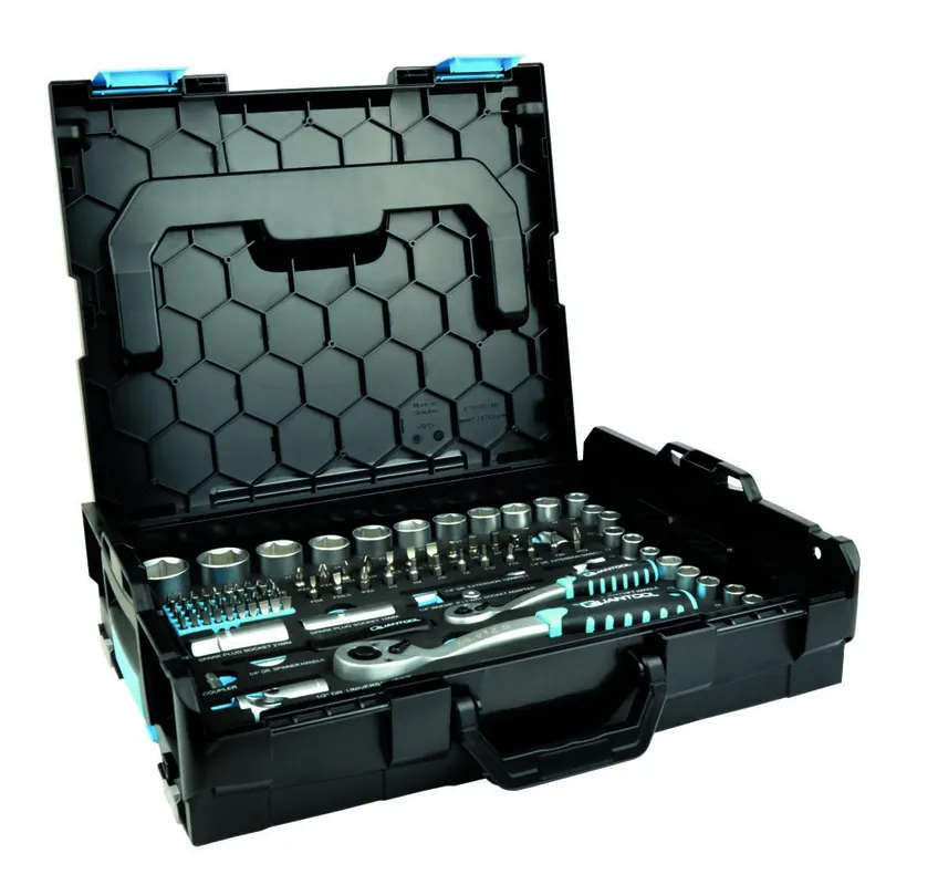 Brüder Mannesmann Q25004 Ensemble d‘outils Quantool 118 pièces