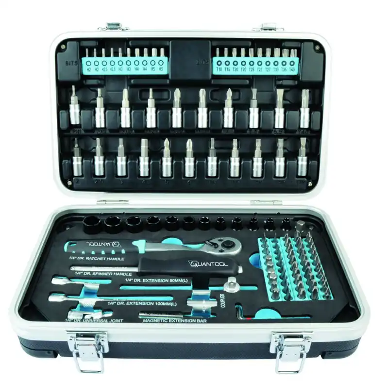 Brüder Mannesmann Q25003 Coffret à outils Quantool 116 pièces 1/4"