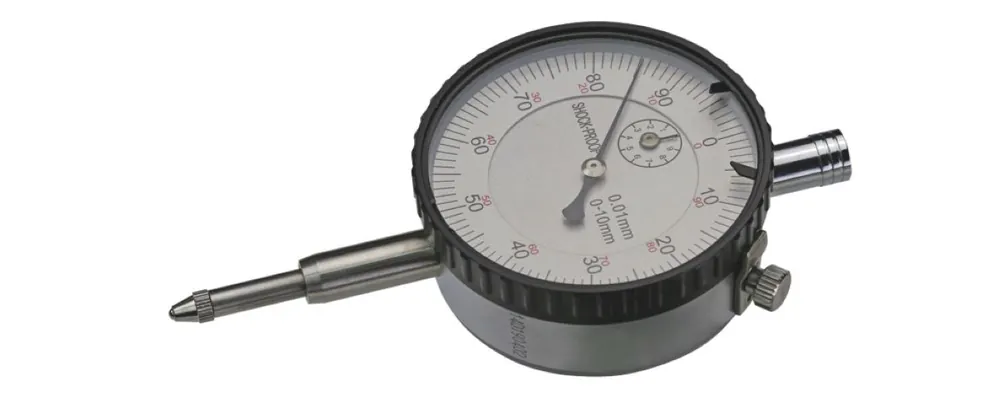MIB 01023005 Indicateur mécanique à cadran gamme 0-10 mm Modèle économique pour les supports de mesure
