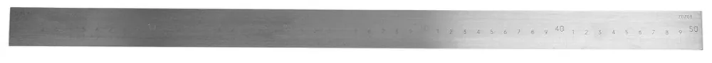 MIB 07075066 Règle 1000x40x8 mm DIN 866/1A, acier inoxydable