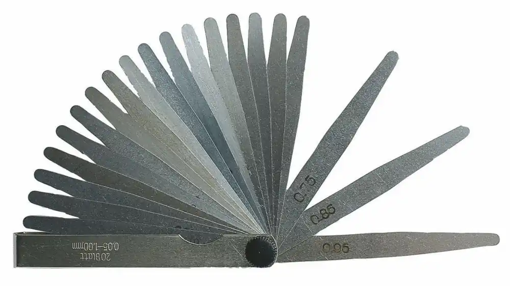 MIB 08078006 Jauge d‘épaisseur de précision 0,05-1,0 mm 13 lames