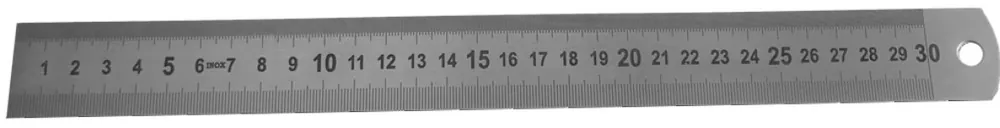 MIB 07074081 Règle en acier inoxydable 200x13x0,5 mm