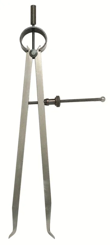 MIB 04053023 Compas de pied 200 mm avec ressort et vis de réglage