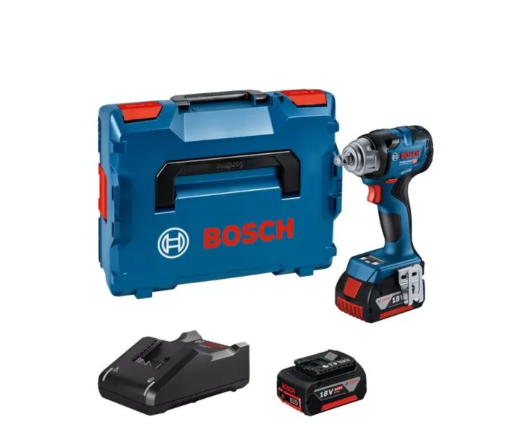 Bosch Bleu 06019L5003 GDS 18V-330 HC Clé à chocs professionnelle 18V 5.0Ah ProCore en L-Boxx + 5 ans de garantie ! 06019L5003