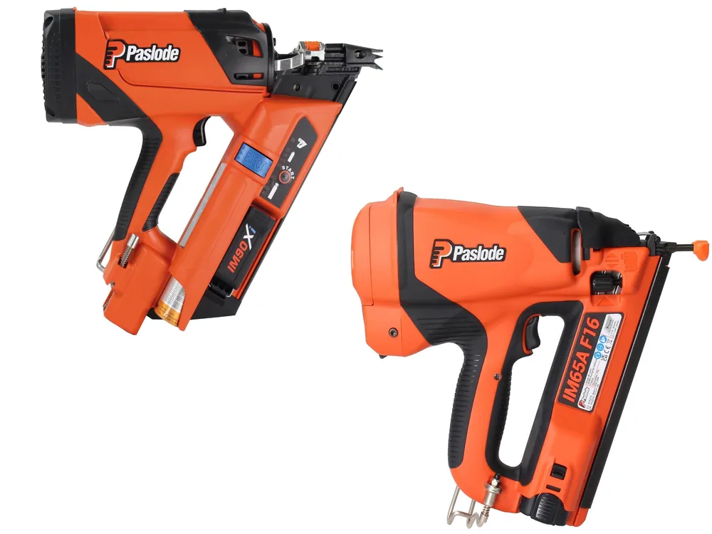 Paslode 019710/916276 IM90XI Marteau de battage 50-90mm + IM65A F16 Finisher 32-63mm