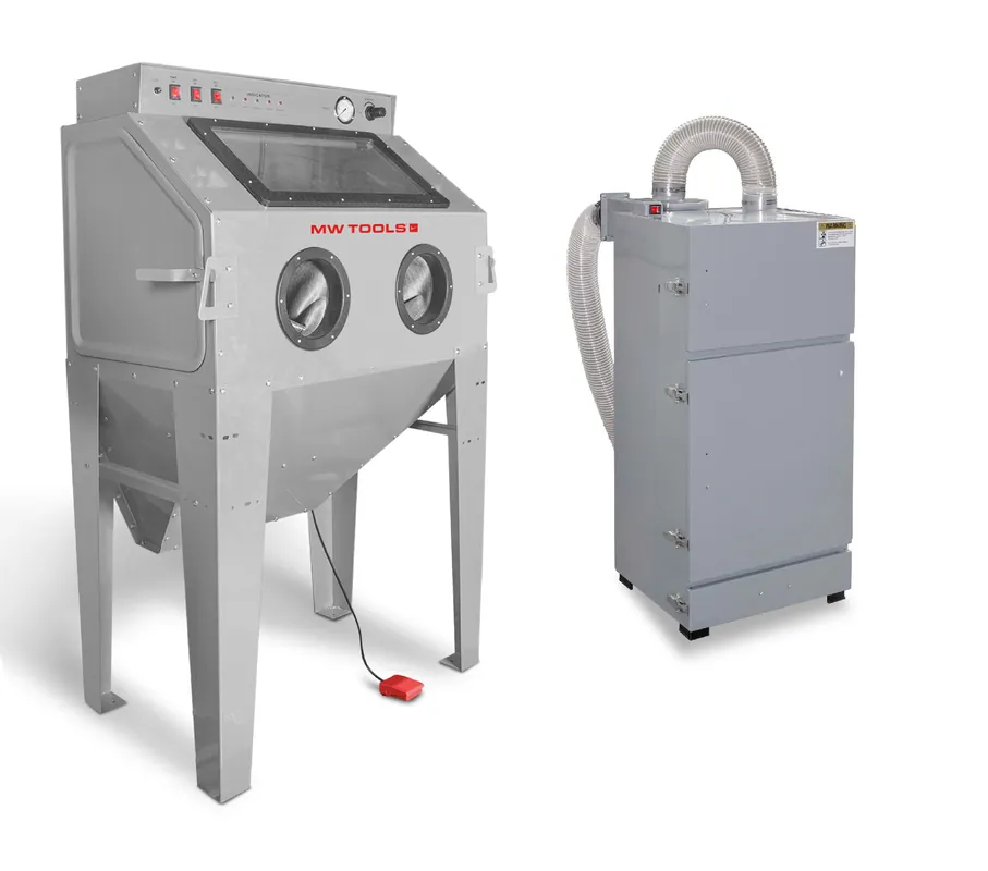 Metal Works 754751430 CAT415FC Cabine de sablage avec filtre à cartouche 350L
