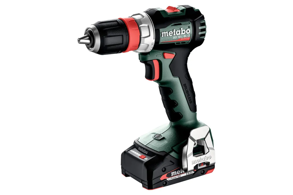 Metabo 613156500 BS 18 L BL Q Perceuse sans fil 18V 2.0Ah Li-Ion en Metabox