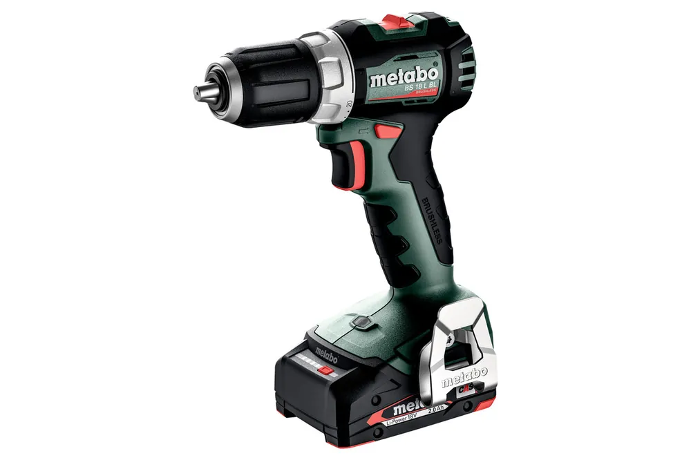 Metabo 613155500 BS 18 L BL Perceuse-visseuse sans fil 18V 2.0Ah Li-Ion en metabox
