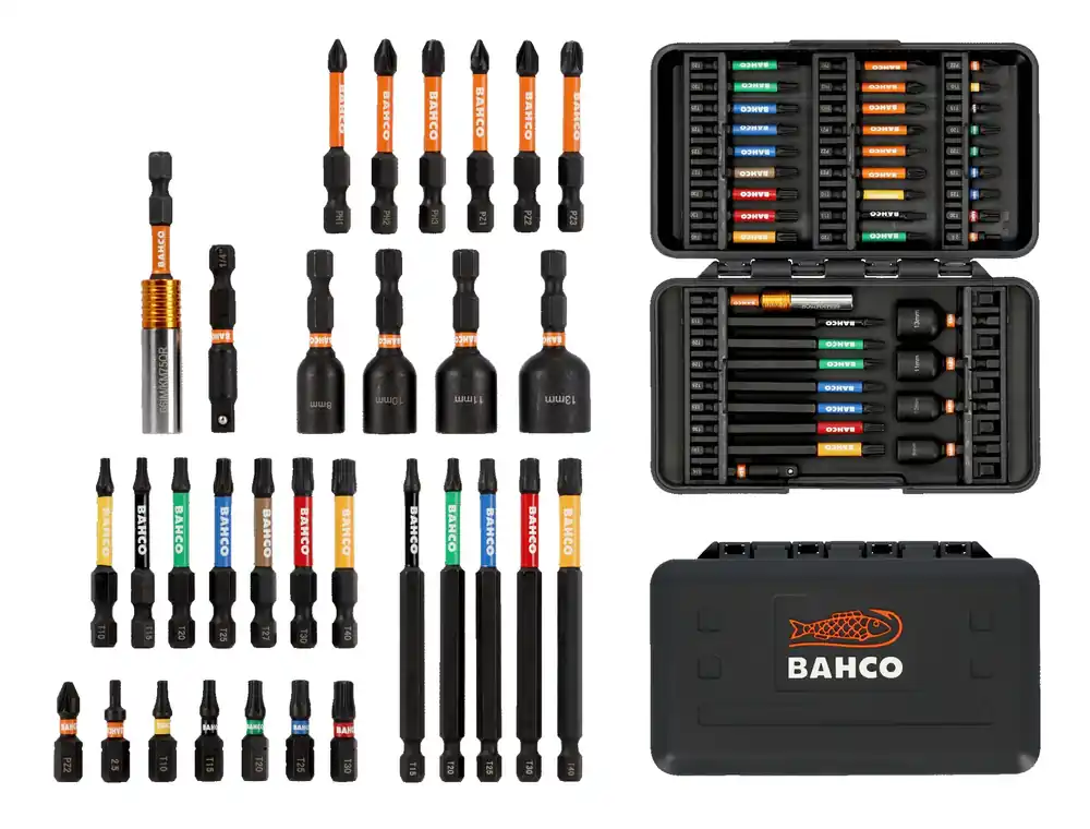Bahco 66IM/40C-1 66IM/40C-1 Jeu d‘embouts dynamométriques à percussion 40 pièces