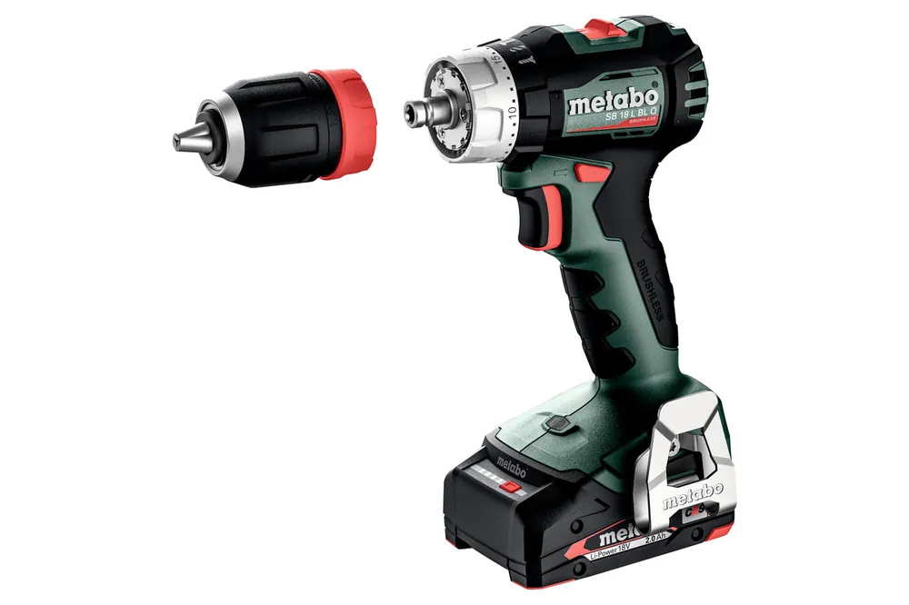 Metabo 613158500 SB 18 L BL Q Marteau perforateur sans fil 18V 2.Ah Li-Ion en Metabox