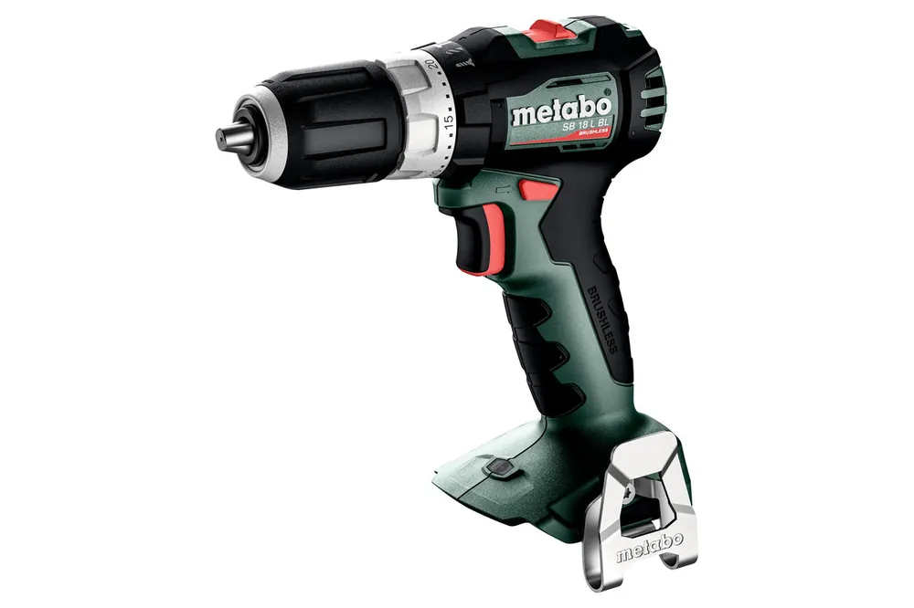 Metabo 613157840 SB 18 L BL Perceuse à percussion sans fil 18V sans batteries et chargeur en Metabox