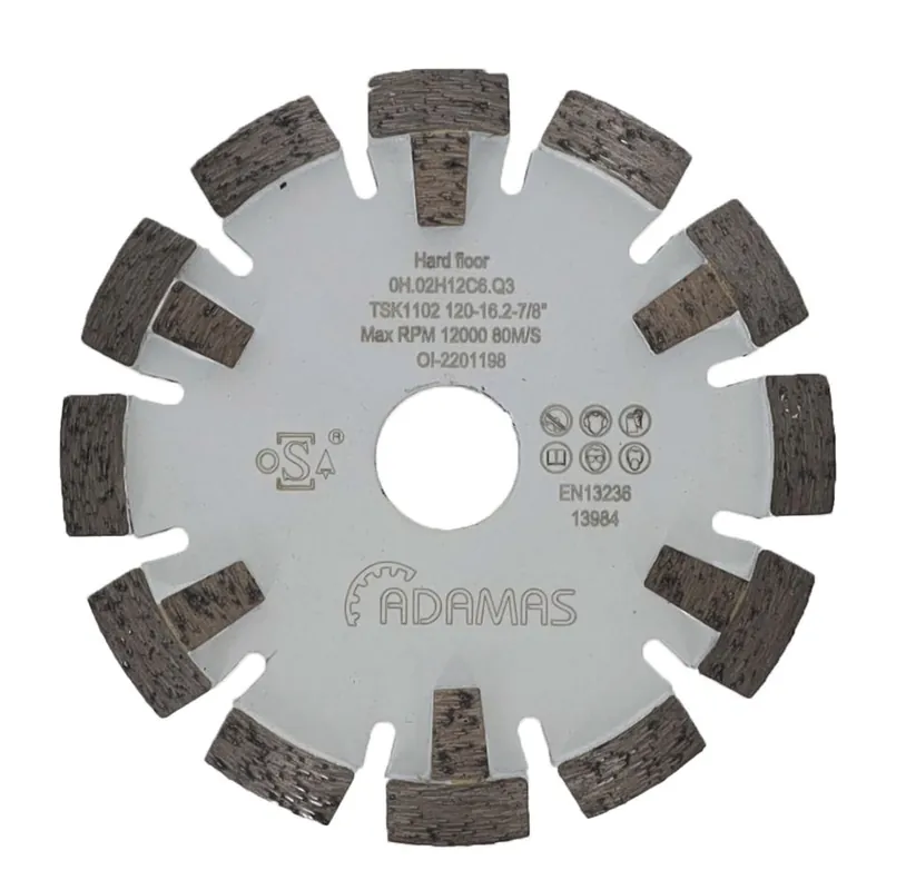 Adamas 0H.02H12C0.Q3 Fraise diamantée TSK1102 Ø120-20-22.23mm dur vlr