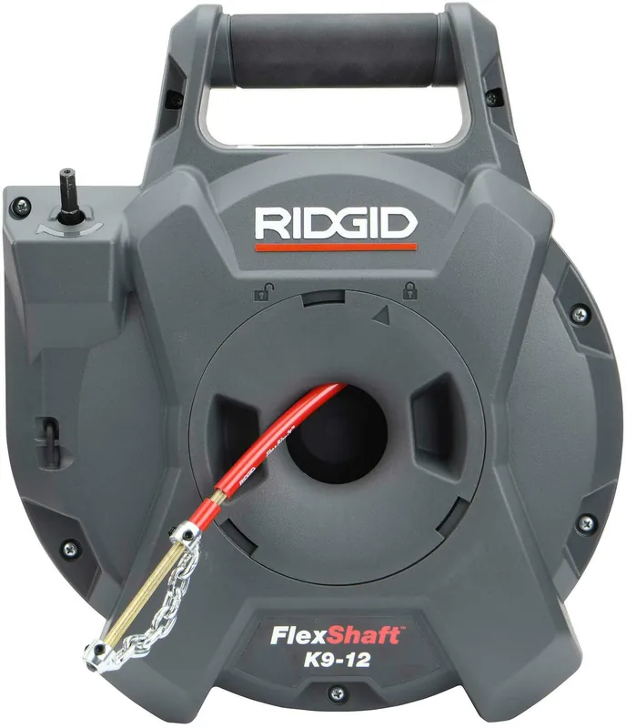 Ridgid 76188 K9-12 Nettoyeur d‘arbre flexible 1 1/4" TOT 2" 32-50 mm avec 9,1 m de câble 6 mm