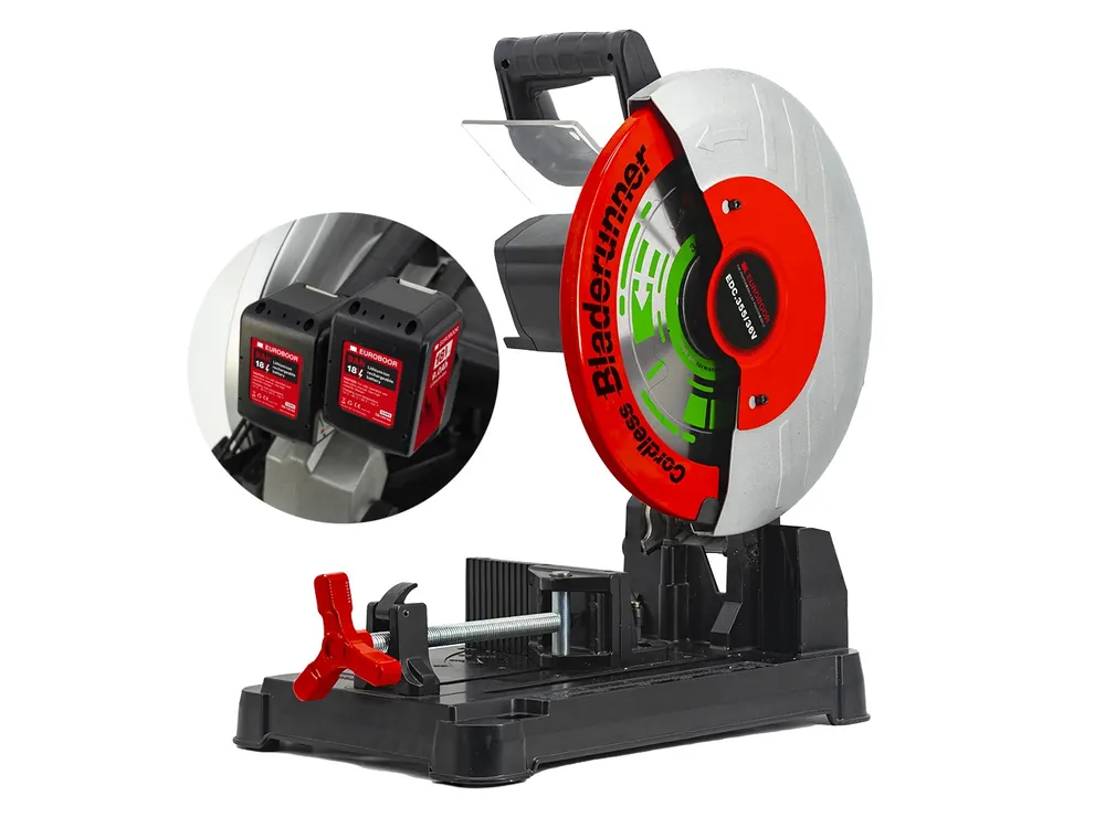 Euroboor EDC.355/36V EDC.355/36V Accu Metal Cut-off Saw 36V excl. batteries et chargeur