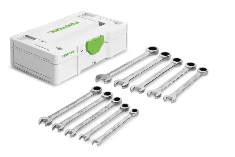 Festool Accessoires 578117 SYS3 S 76-RRS-Set Jeu de clés à anneau et à cliquet