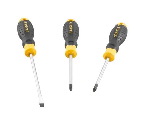 Stanley STHT16168-0 Jeu de tournevis Cushiongrip 3 pièces PH, PZ, Standard