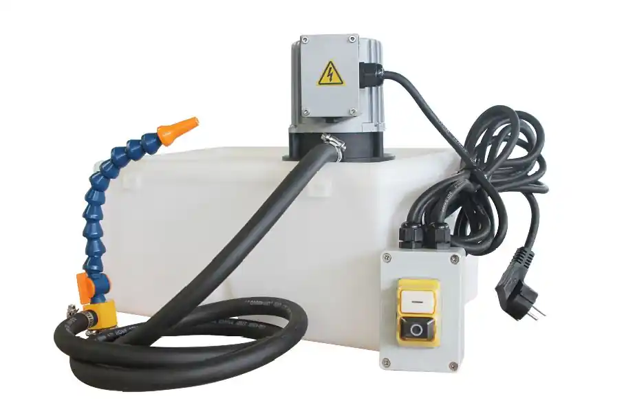 Optimum 713351998 KME 400V Pompe de refroidissement universelle 100W 3.5 l/min réservoir plastique 11 litres 400V